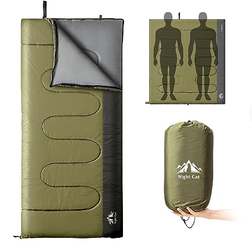 Night Cat Camping Schlafsack Deckenschlafsäcke für Erwachsene 3 Jahreszeiten Portable Leichtgewicht Backpacking Wandern Outdoor Empfehlen 5℃-15℃ 80x190cm Wechseln Sie zu Einer Steppdecke oder Decke Night Cat Camping Schlafsack Deckenschlafsäcke für Erwachsene 3 Jahreszeiten Portable Leichtgewicht Backpacking Wandern Outdoor Empfehlen 5℃-15℃ 80x190cm Wechseln Sie zu Einer Steppdecke oder Decke von Night Cat