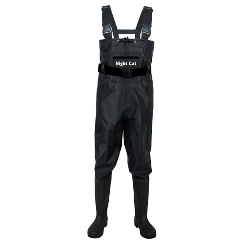 Night Cat Wathose Herren Damen Frauen Wathose mit Stiefeln Wasserdichte Atmungsaktive Crosswater Waders Night Cat Wathose Herren Damen Frauen Wathose mit Stiefeln Wasserdichte Atmungsaktive Crosswater Waders von Night Cat