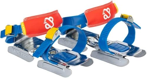 verstellbare Kinder Gleitschuhe Schlittschuhe Größe 24 - 34 blau/silber/gelb/rot verstellbare Kinder Gleitschuhe Schlittschuhe Größe 24 - 34 blau/silber/gelb/rot von Nijdam