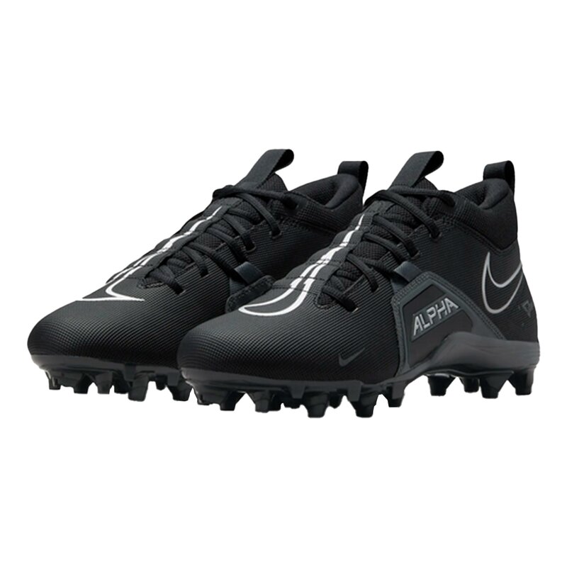 Nike Alpha Menace Varsity 3 CV0586 010 Rasen Footballschuhe, schwarz-grau 10 US von Nike, Inc.