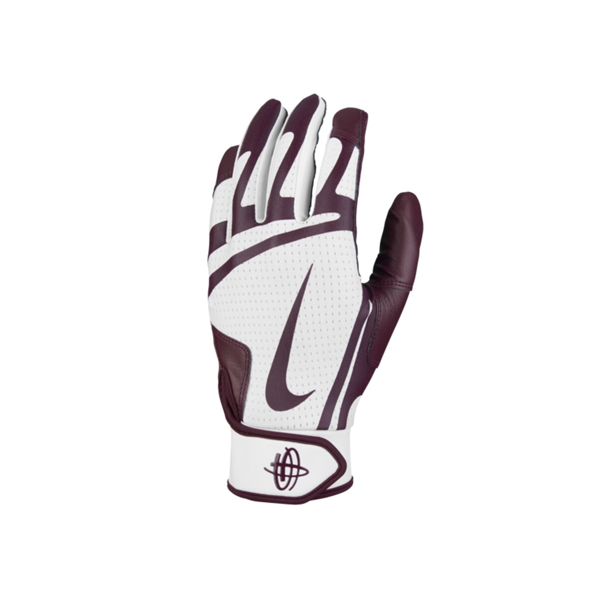 Nike Huarache Edge Baseball Handschuhe, Batting Gloves - weiß/maroon Gr. S Nike Huarache Edge Baseball Handschuhe, Batting Gloves - weiß/maroon Gr. S von Nike, Inc.