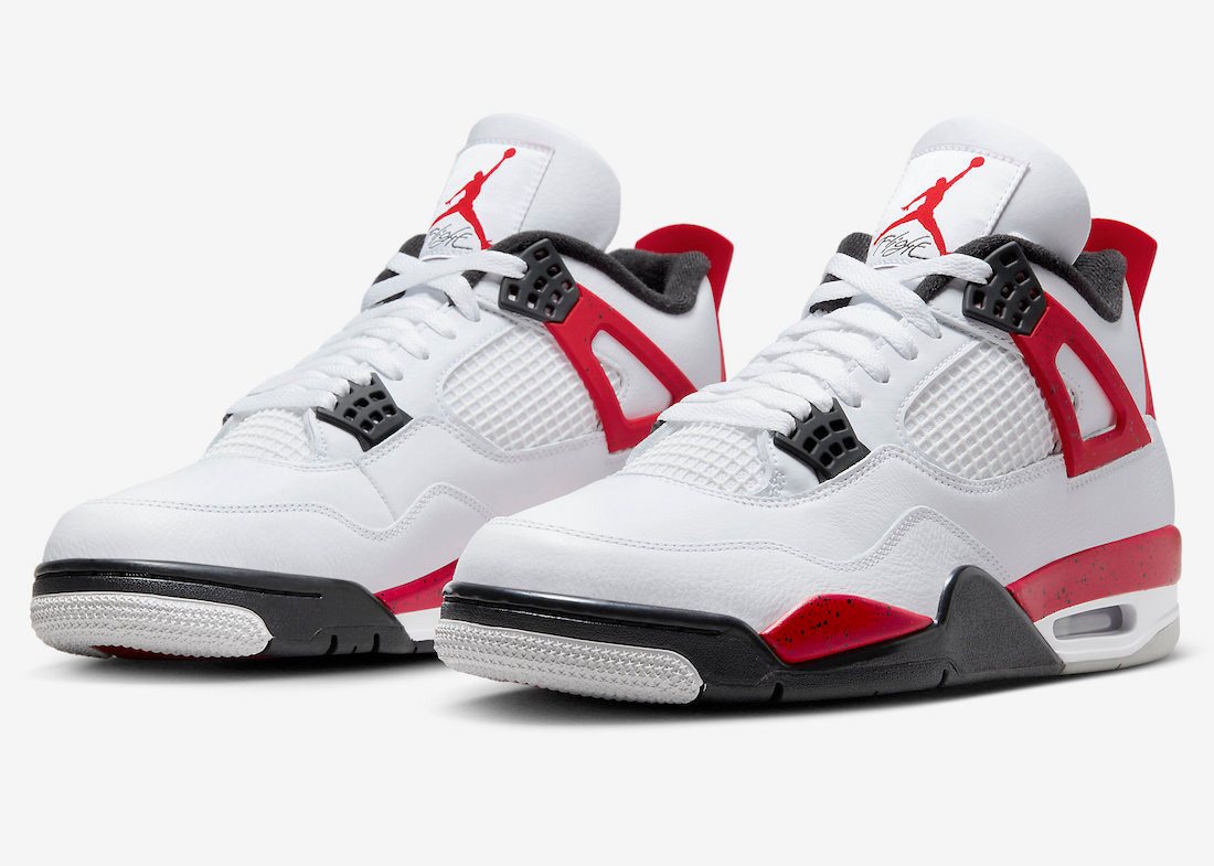 Nike Air Jordan Air Jordan 4 Retro Red Cement Sneaker limitierte Auflage von Nike Air Jordan