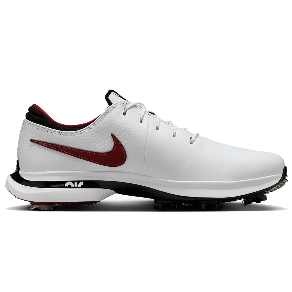 Nike Air Zoom Victory Tour 3 Waterproof Spiked Golf Shoes, Mens, White/red/black, 11 | American Golf von Nike Golf