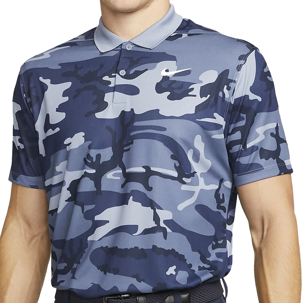 'Nike Golf DF Victory+ Herren Polo blau camo' von Nike Golf