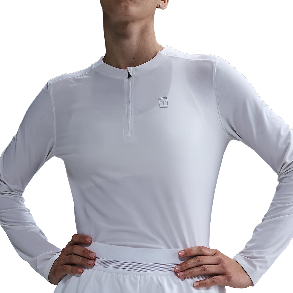 'Nike Golf Damen Court ADV 1/4 Zip Pullover weiss' 'Nike Golf Damen Court ADV 1/4 Zip Pullover weiss' von Nike Golf