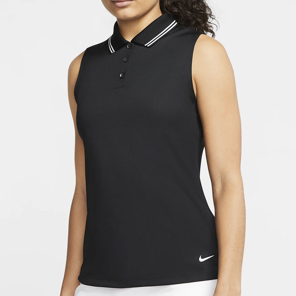'Nike Golf Damen Dri-Fit Victory Polo Ã¤rmellos (BV0223) schw.' von Nike Golf