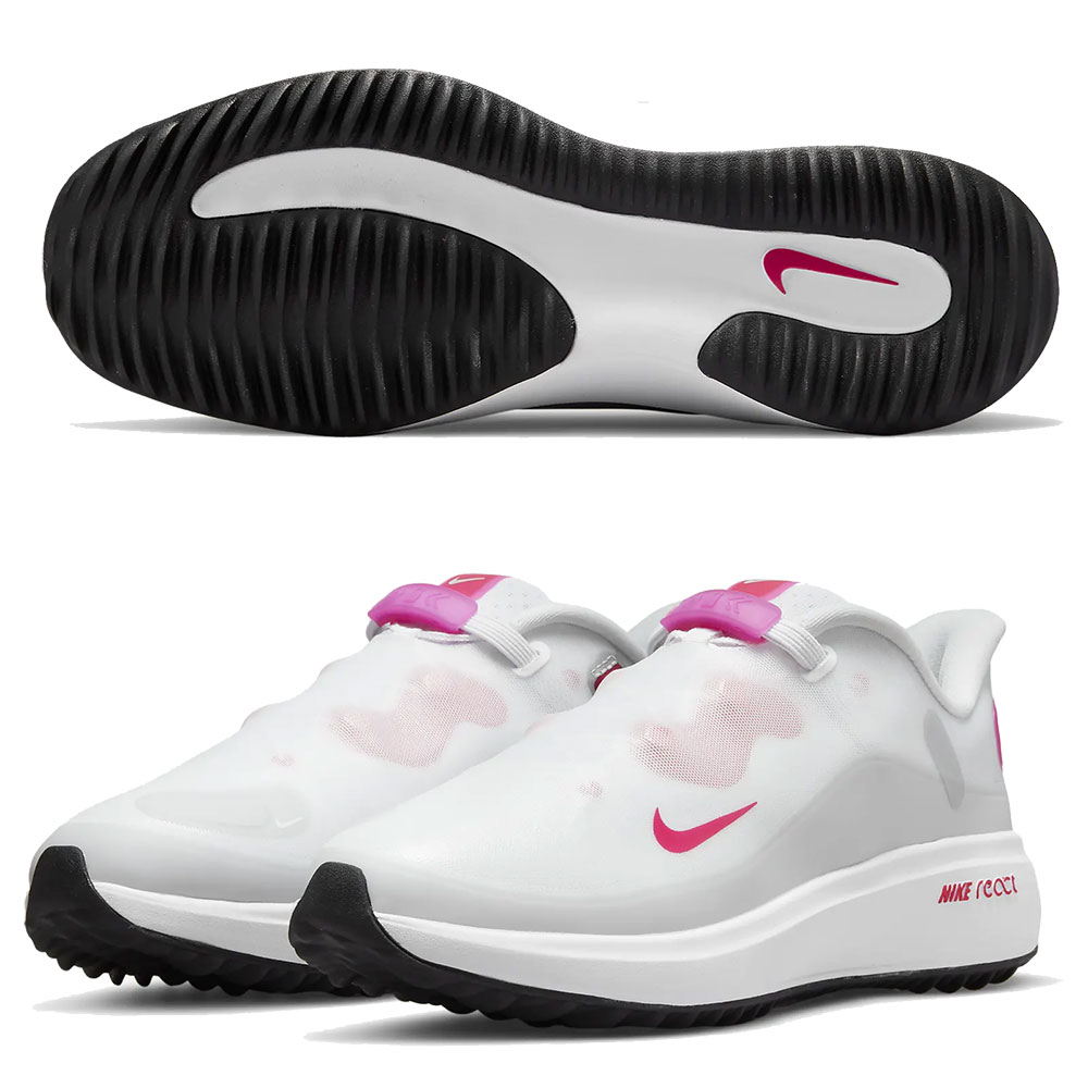 'Nike Golf React Ace Tour Damen Golfschuh weiss/pink' von Nike Golf