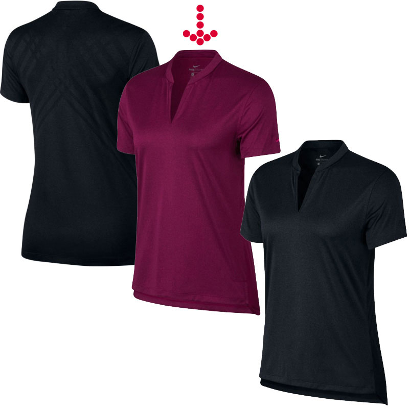 'Nike Golf Techknit Cool Polo Damen (AJ5312) weinrot' von Nike Golf