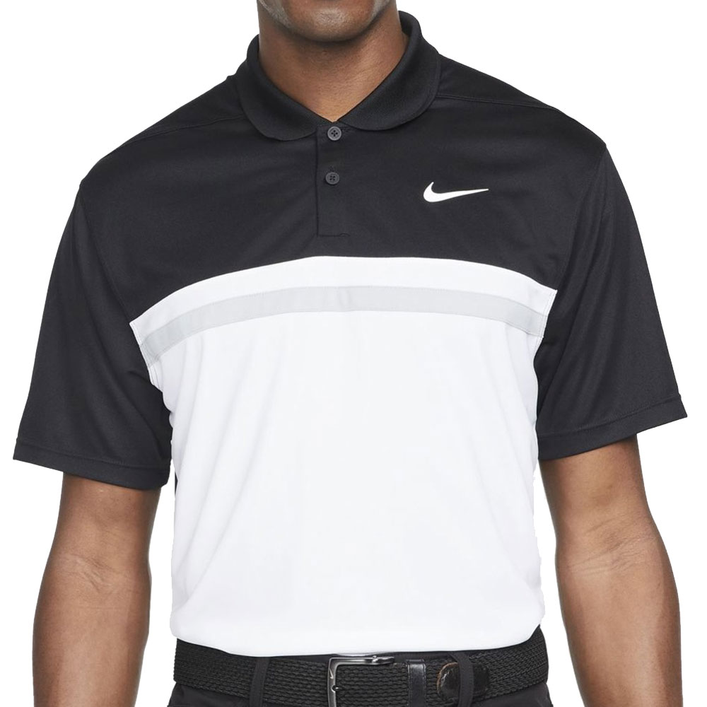'Nike Golf Victory CB Herren Polo (DH0845) schwarz/weiss' von Nike Golf