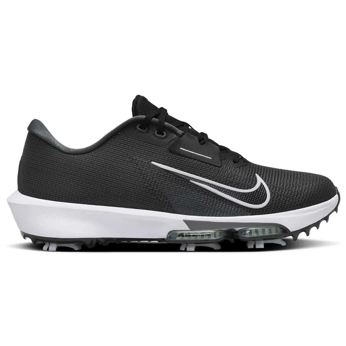 Nike Men's Air Zoom Infinity Tour Spiked Golf Shoes, Mens, Black/white/green/grey, 11 | American Golf von Nike Golf