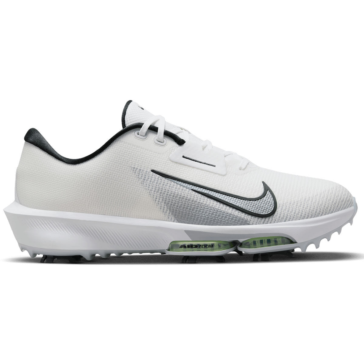 Nike Men's Air Zoom Infinity Tour Spiked Golf Shoes, Mens, White/green/platinum, 7 | American Golf von Nike Golf