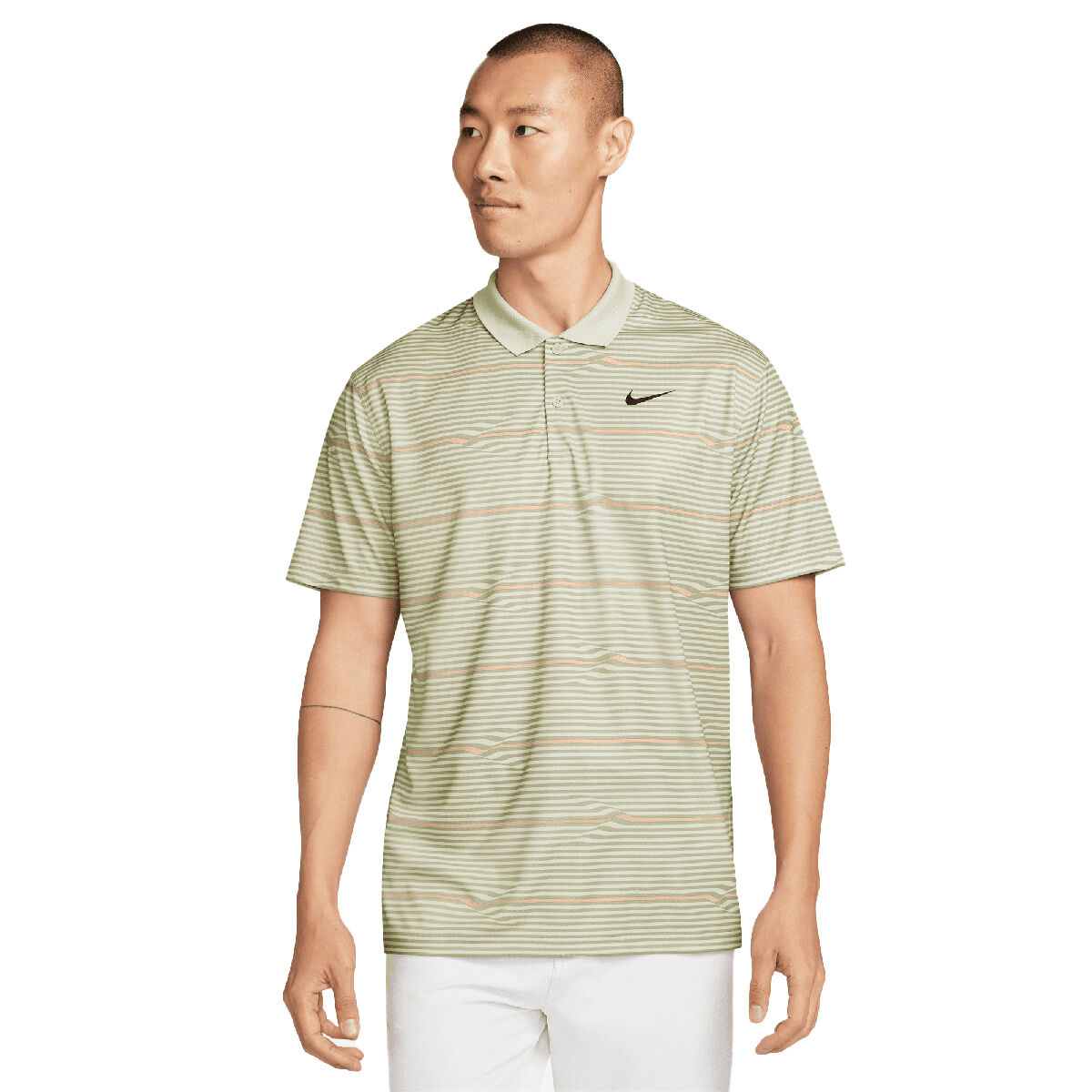 Nike Men's Victory+ Ripple Golf Polo Shirt, Mens, Honeydew, Large | American Golf von Nike Golf