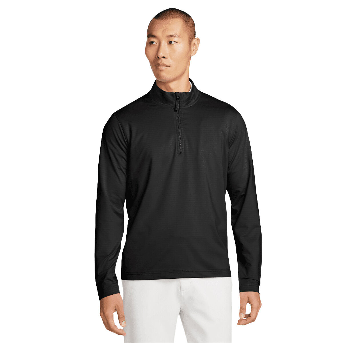 Nike Men's Victory Dri-FIT Half Zip Golf Midlayer, Mens, Black/white, Large | American Golf von Nike Golf