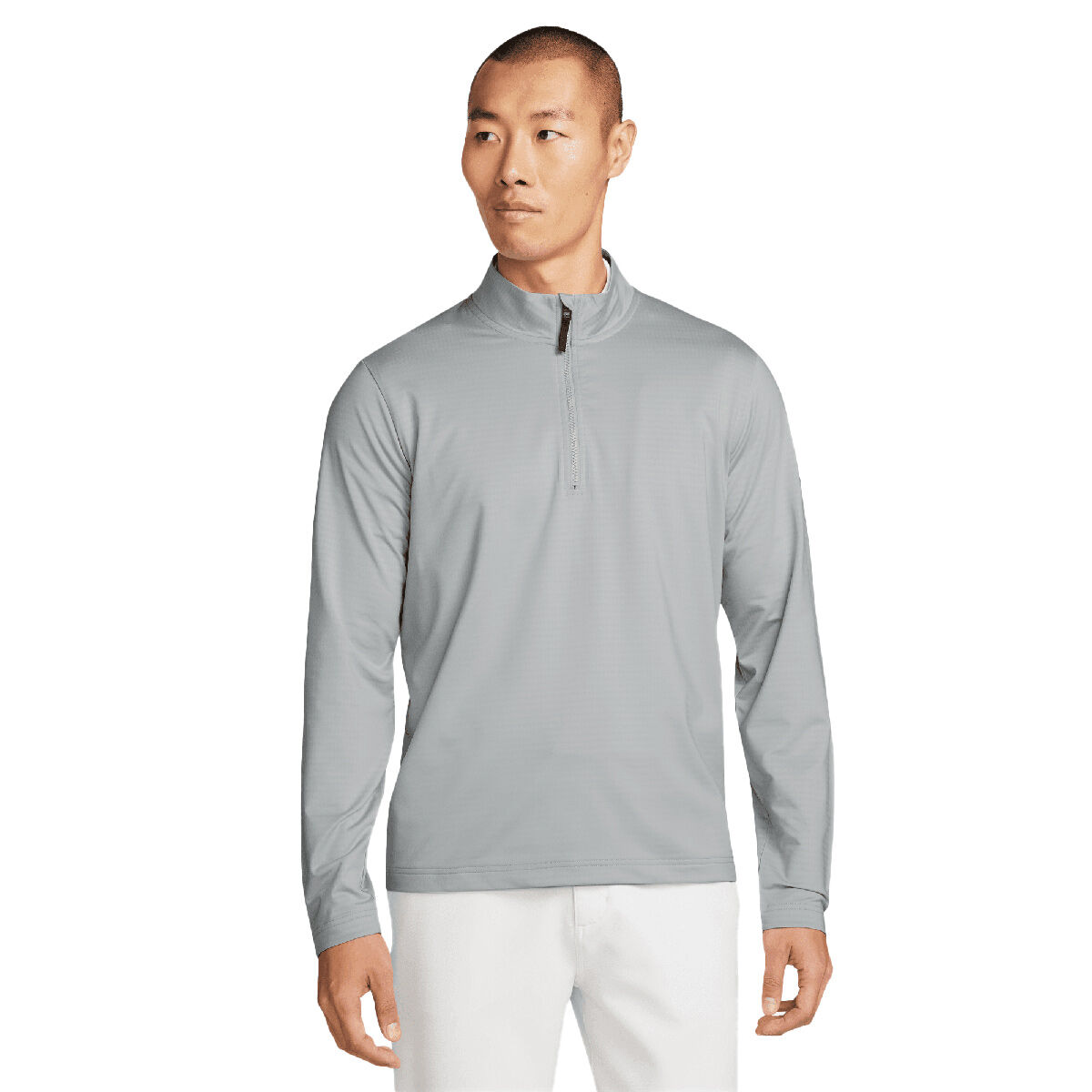Nike Men's Victory Dri-FIT Half Zip Golf Midlayer, Mens, Light smoke grey/black, Xl | American Golf von Nike Golf