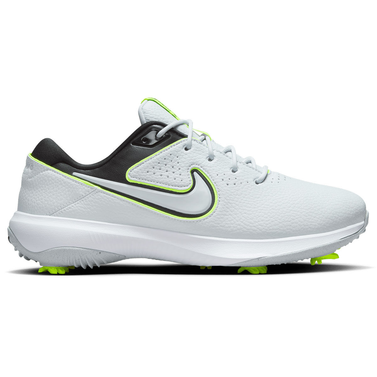 Nike Men's Victory Pro 3 Waterproof Spiked Golf Shoes, Mens, Platinum/volt/black/white, 8 | American Golf von Nike Golf