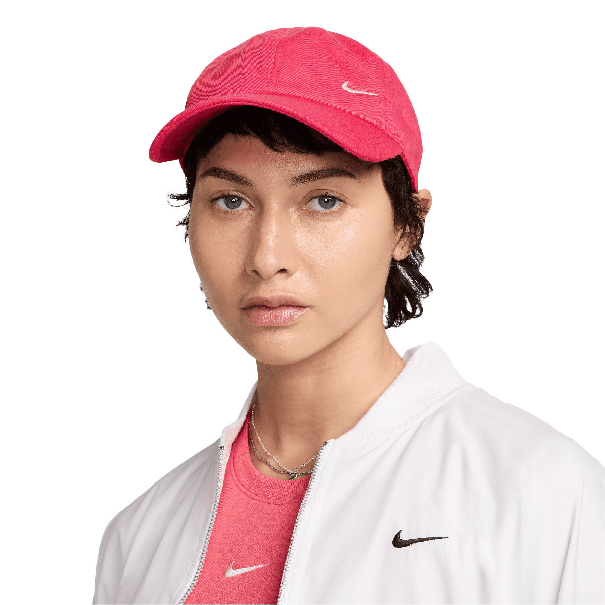 Nike Womens Club Unstructured Golf Cap, Female, Aster pink/sail, Small/medium | American Golf von Nike Golf