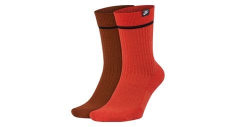 nike snkr essential mehrfarbige rote socken  2x von Nike Sportswear