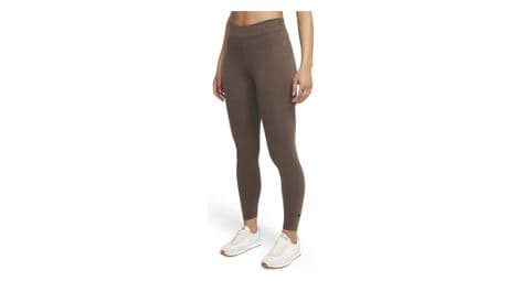 nike sportswear essential damen 7 8 mid rise leggings braun von Nike Sportswear