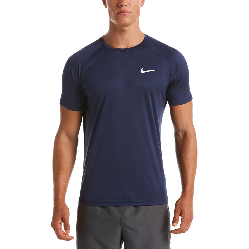 Nike Swim Hydroguard Essential Uv Short Sleeve T-shirt Blau L von Nike Swim