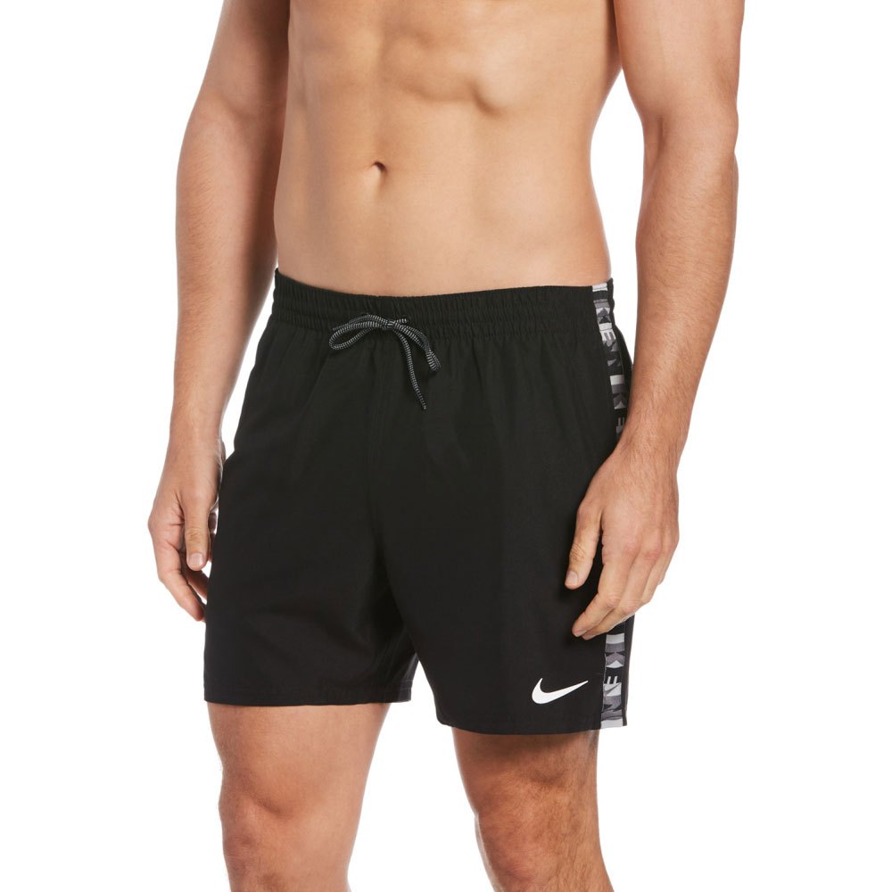Nike Swim Logo Tape 5´´ Volley Swimming Shorts Schwarz M Mann von Nike Swim
