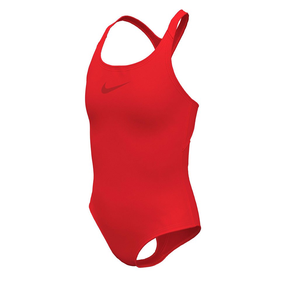 Nike Swim Racerback Essential Swimsuit Rot 8-9 Years Mädchen von Nike Swim