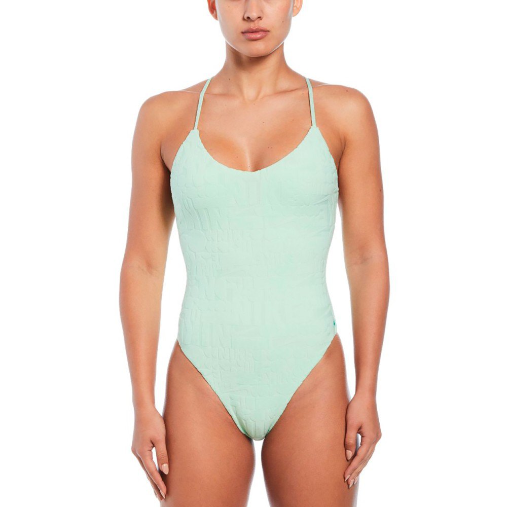 Nike Swim Retro Flow Bikini Grün M Frau von Nike Swim