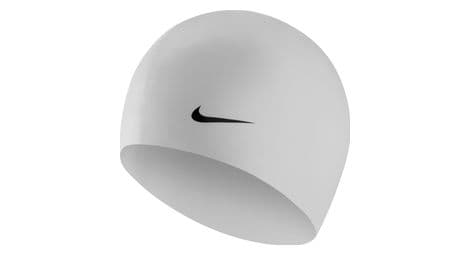 nike swim solid silikon training swim cap weis von Nike Swim