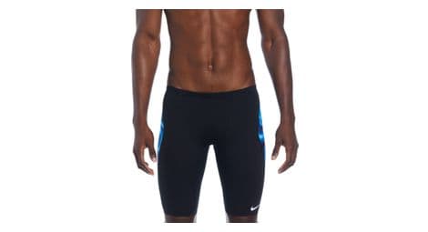 nike swim trikot hydrastrong digi haze schwarz blau herren von Nike Swim