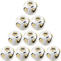 10er Ballpaket NIKE Mercurial Fade Fußball 102 - white/gold/black 5 von Nike