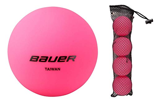 Bauer 1046641 Cool Pink Hockey Ball (4 Stück) von Nike