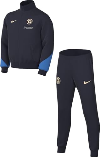 FC Chelsea Strike Dri-FIT-Fußball-Trainingsanzug aus Strickmaterial für jüngere Kinder, FN9988 FC Chelsea Strike Dri-FIT-Fußball-Trainingsanzug aus Strickmaterial für jüngere Kinder, FN9988 von Nike