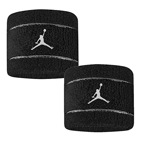 Jordan Terry Wristbands J1004300-941, Womens,Mens Wristbands, Black, One Size EU von Jordan