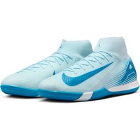 NIKE Air Zoom Mercurial Superfly 10 Academy IC Hallen-Fußballschuhe Herren 400 - glacier blue/blue orbit 38.5 von Nike