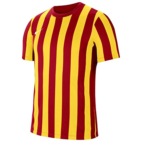 NIKE CW3813-657 Men's Striped Short-Sleeve Soccer Jersey Sweatshirt Homme RED/Yellow Taille 2XL NIKE CW3813-657 Men's Striped Short-Sleeve Soccer Jersey Sweatshirt Homme RED/Yellow Taille 2XL von Nike