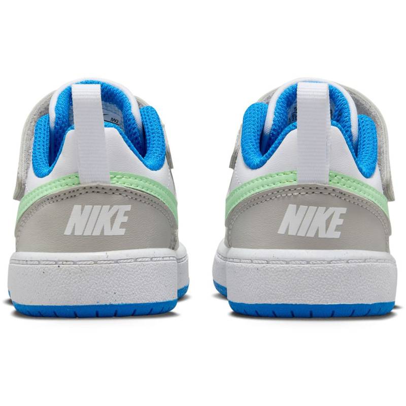 NIKE Court Borough Low Recraft Baby-Sneaker 005 - lt iron ore/vapor green-white-photo blue 18.5 von Nike