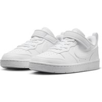 NIKE Court Borough Low Recraft Sneaker Jungen 106 - white/white-white 31.5 von Nike
