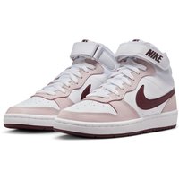 NIKE Court Borough Mid 2 Sneaker Kinder 118 - white/burgundy crush-platinum violet 38.5 von Nike