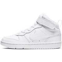 NIKE Court Borough Mid 2 Sneaker Kinder white/white-white 31 von Nike