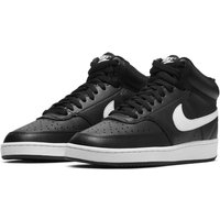 NIKE Court Vision Mid-Top Sneaker Damen black/white 40.5 von Nike