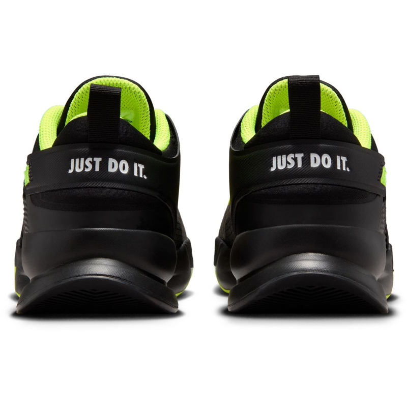 NIKE Crosscourt Hallenschuhe Kinder 001 - black/volt-white 37.5 von Nike