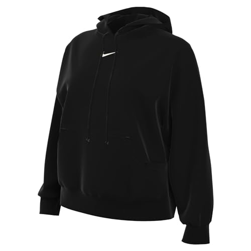 NIKE DQ5858-010 W NSW PHNX FLC OOS PO Hoodie Sweatshirt Women's Schwarzes Segel 2XS von Nike