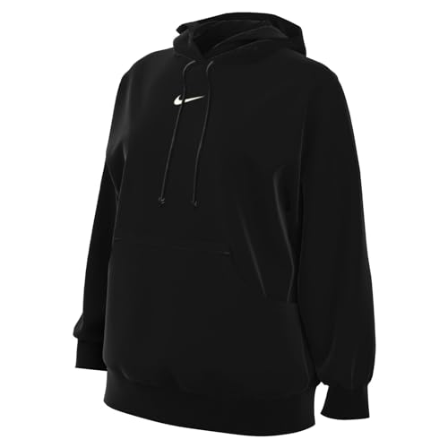 NIKE DQ5860-010 W NSW PHNX FLC OS PO Hoodie Sweatshirt Women's Schwarzes Segel XS von Nike