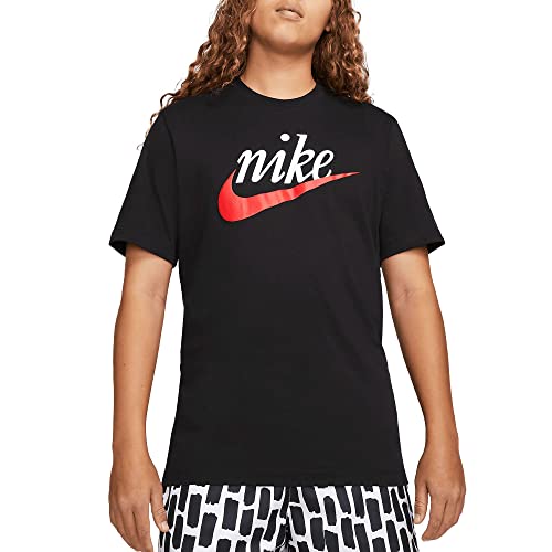 NIKE DZ3279-010 M NSW Tee Futura 2 T-Shirt Herren Black Größe L von Nike