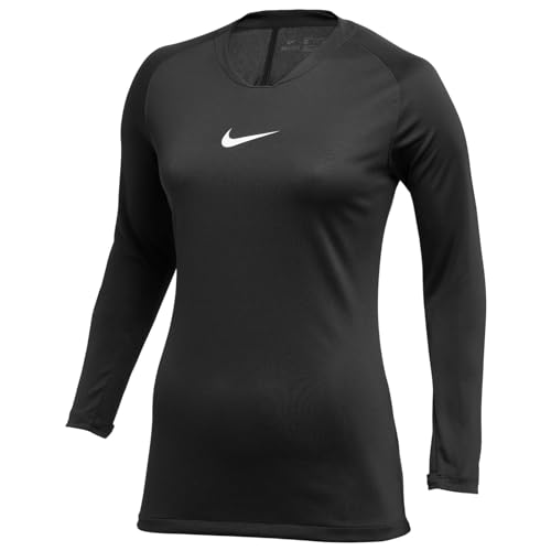 Nike Damen W Nk Df Park 1stlyr JSY Ls T-Shirt, Black White, L EU von Nike