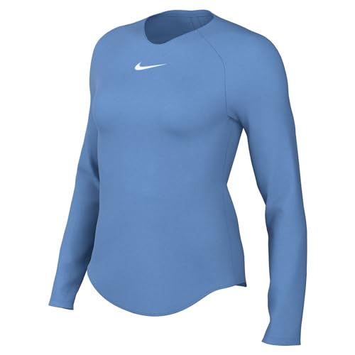 Nike Damen W Nk Df Park 1stlyr JSY Ls T-Shirt, University Blue/White, M EU Nike Damen W Nk Df Park 1stlyr JSY Ls T-Shirt, University Blue/White, M EU von Nike