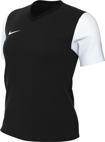 NIKE Damen W NK DF Tiempo PREM II JSY SS T-Shirt, Black/White/White, XS von Nike