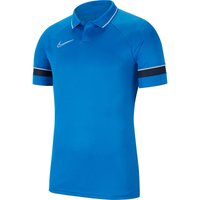 NIKE Dri-FIT Academy Fußball Poloshirt royal blue/white/obsidian/white S von Nike