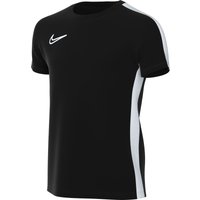 NIKE Academy 23 Dri-FIT kurzarm Fußball Trainingsshirt Kinder 010 - black/white/white S (128-137 cm) von Nike