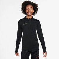 NIKE Dri-FIT Academy23 langarm Fußball Trainingsshirt Kinder 017 - black/black/metallic gold L (147-158 cm) von Nike