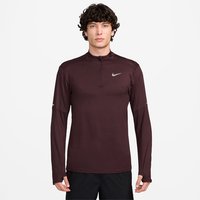 NIKE Dri-FIT Element 1/2-Zip Laufshirt Herren 652 - burgundy crush/reflective silv M von Nike